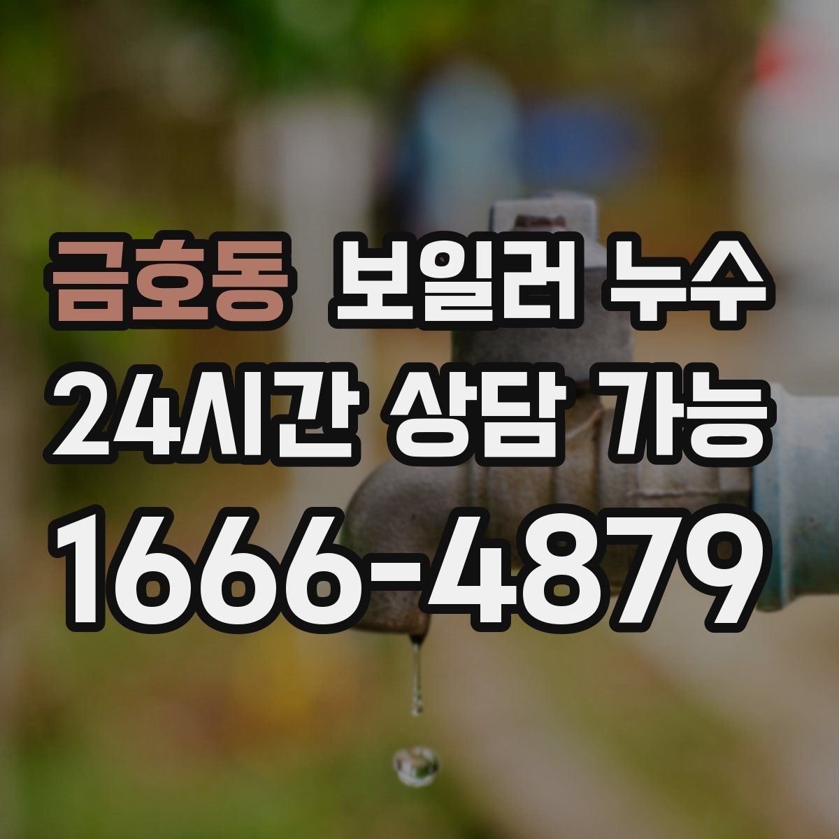 금호동 보일러 누수 보일러실에서 물이 생기는 이유