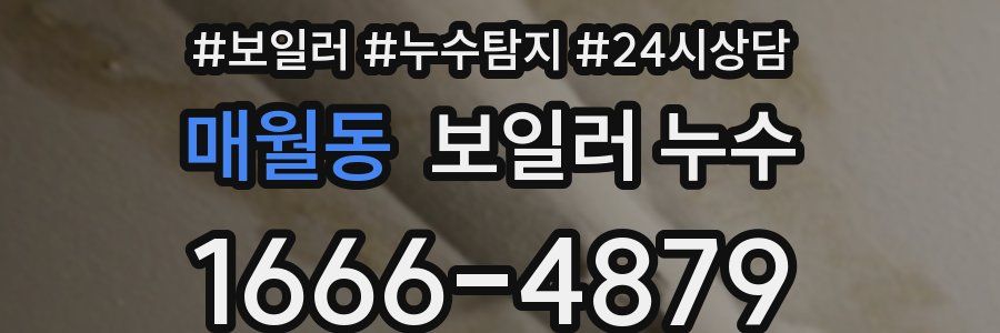 매월동 누수탐지