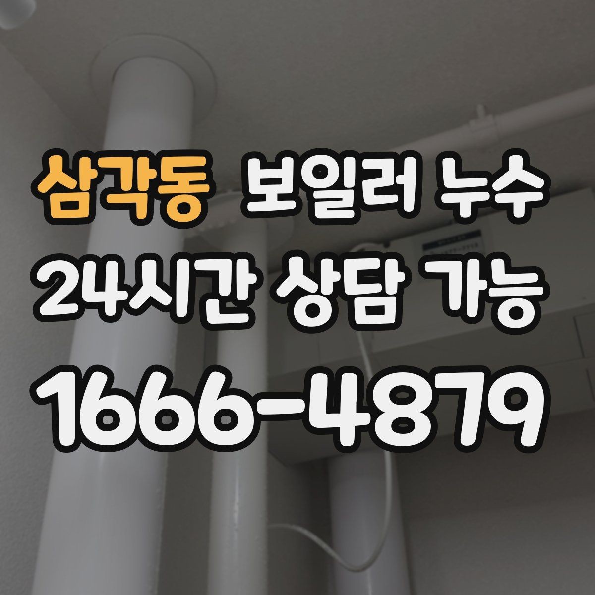삼각동 보일러 누수 장판 모서리가 검게 변할 때 확인