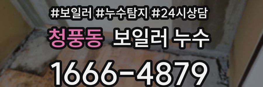 청풍동 누수탐지