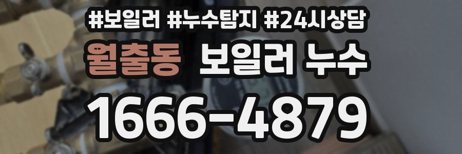 월출동 누수탐지