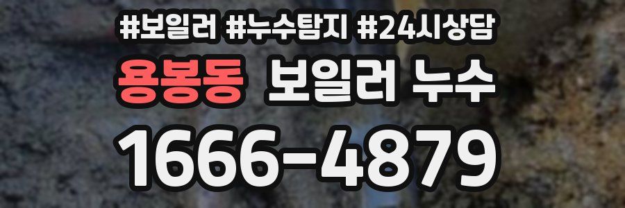 용봉동 누수탐지