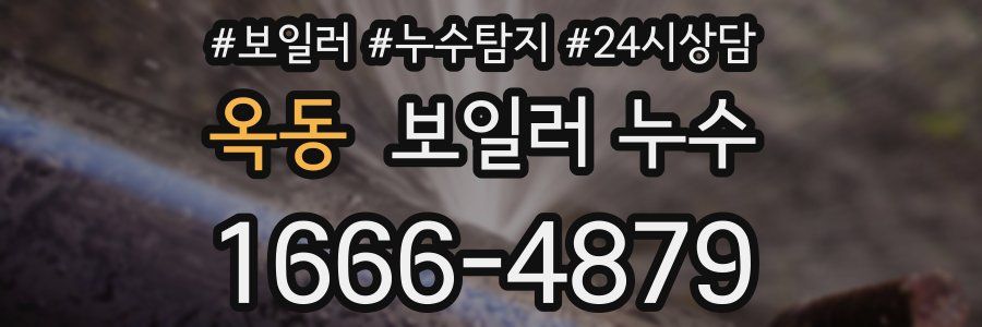 옥동 누수탐지