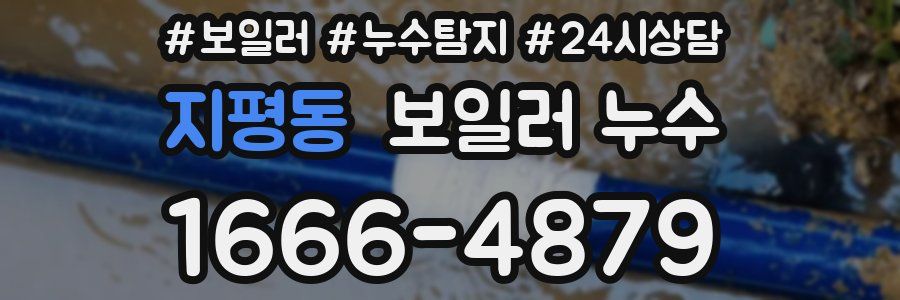 지평동 누수탐지