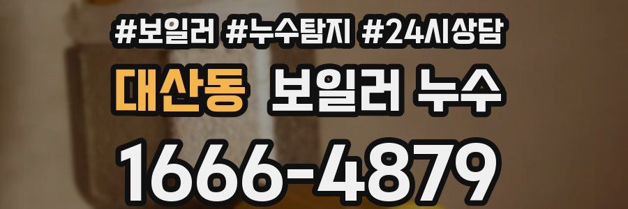 대산동 누수탐지