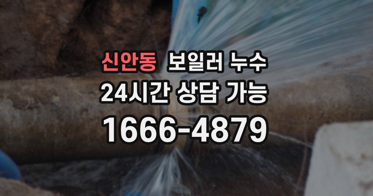 신안동 보일러 누수