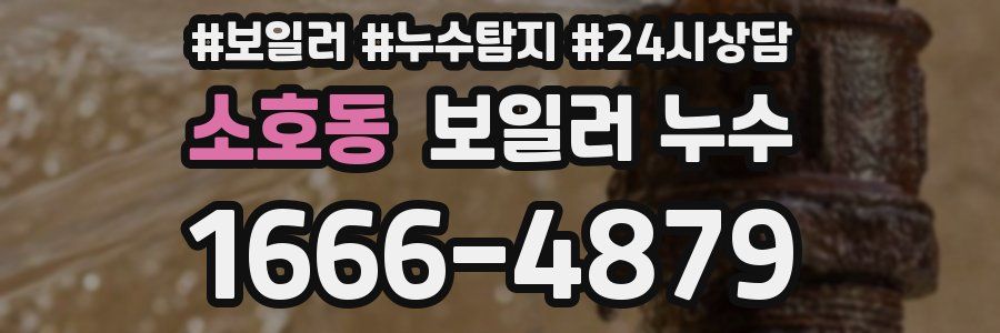 소호동 누수탐지