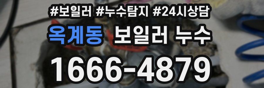 옥계동 누수탐지