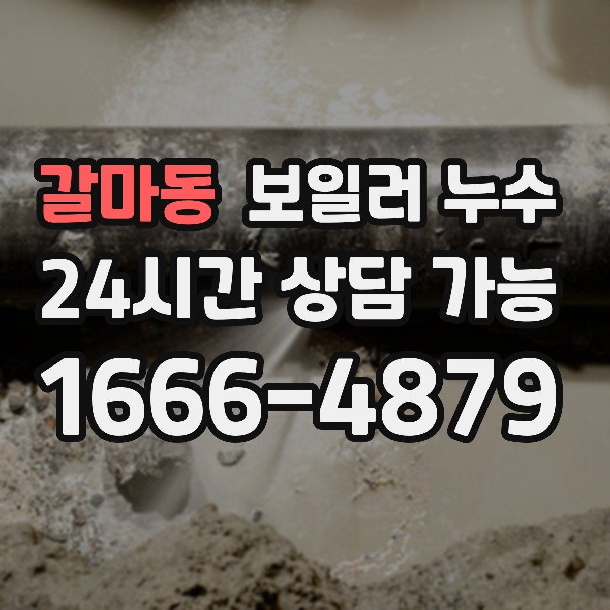 갈마동 보일러 누수 주방 쪽 바닥까지 축축해질 때
