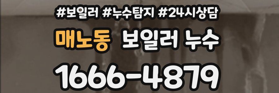 매노동 누수탐지