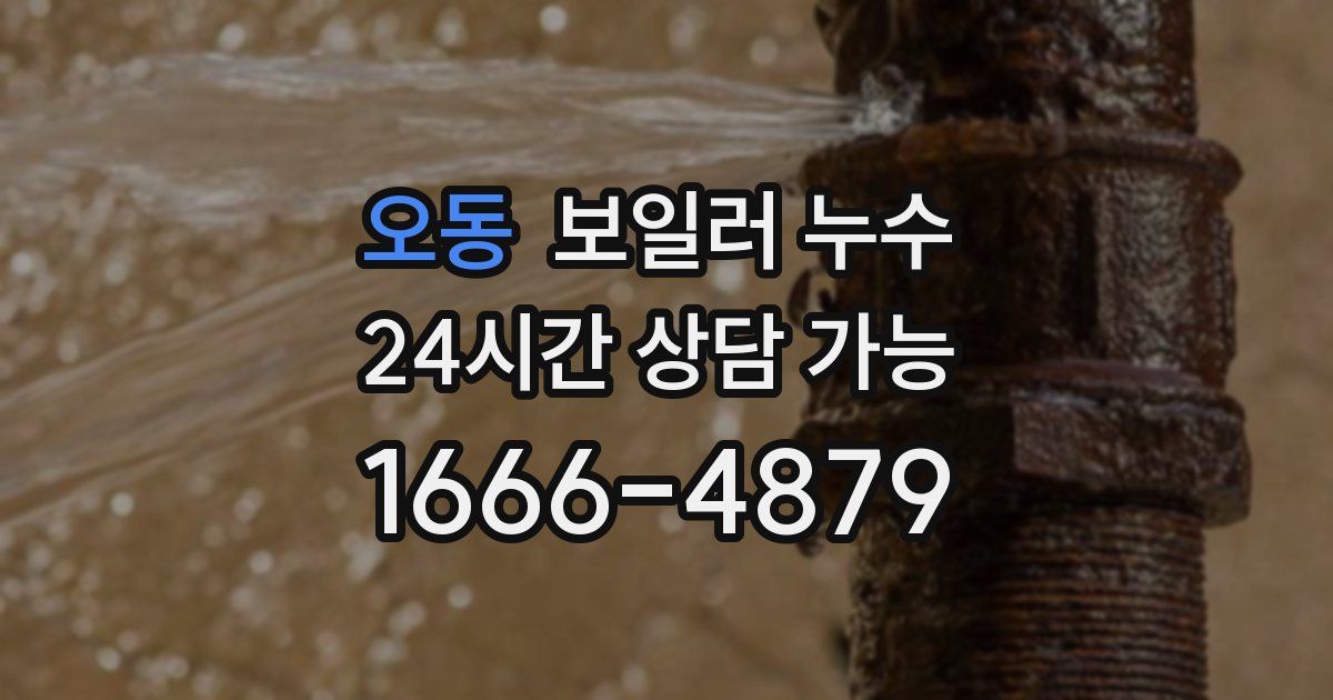 오동 보일러 누수