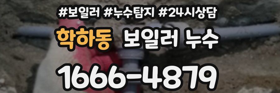 학하동 누수탐지