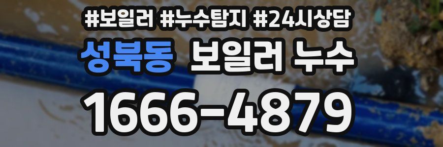 성북동 누수탐지