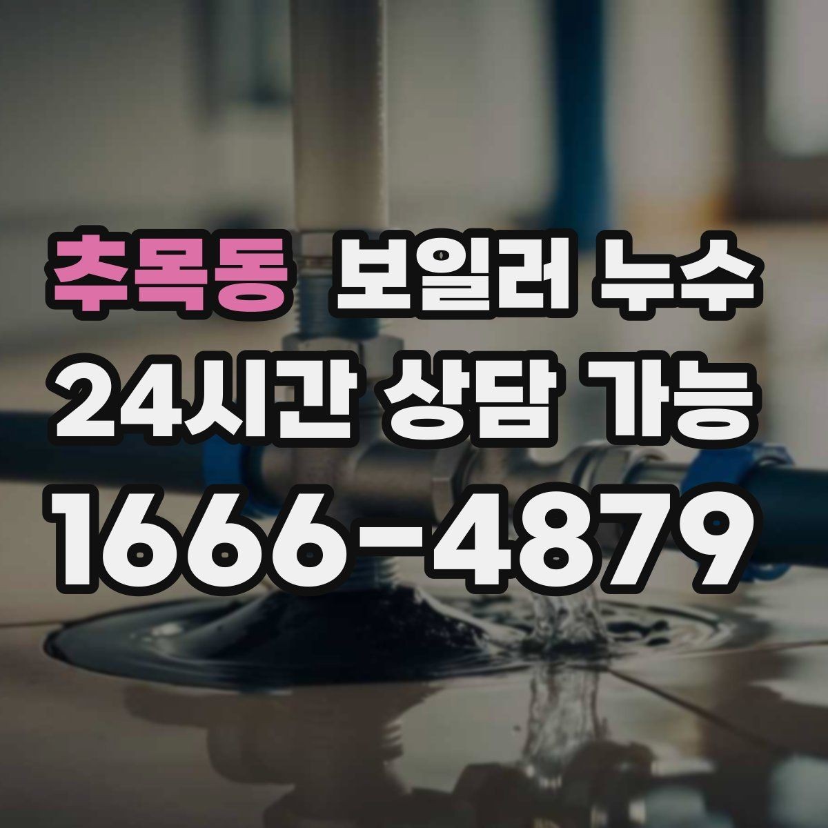 추목동 보일러 누수 온수만 사용해도 젖음이 생길 때