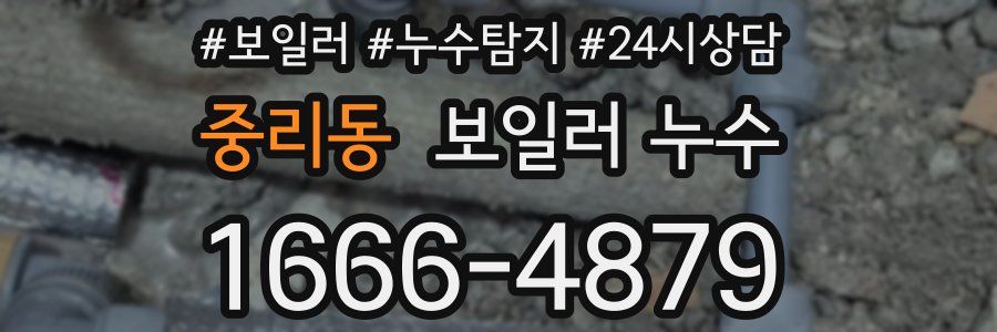 중리동 누수탐지
