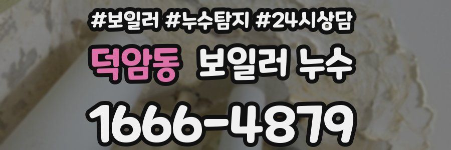 덕암동 누수탐지