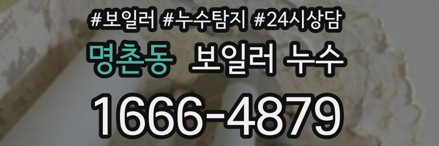 명촌동 누수탐지