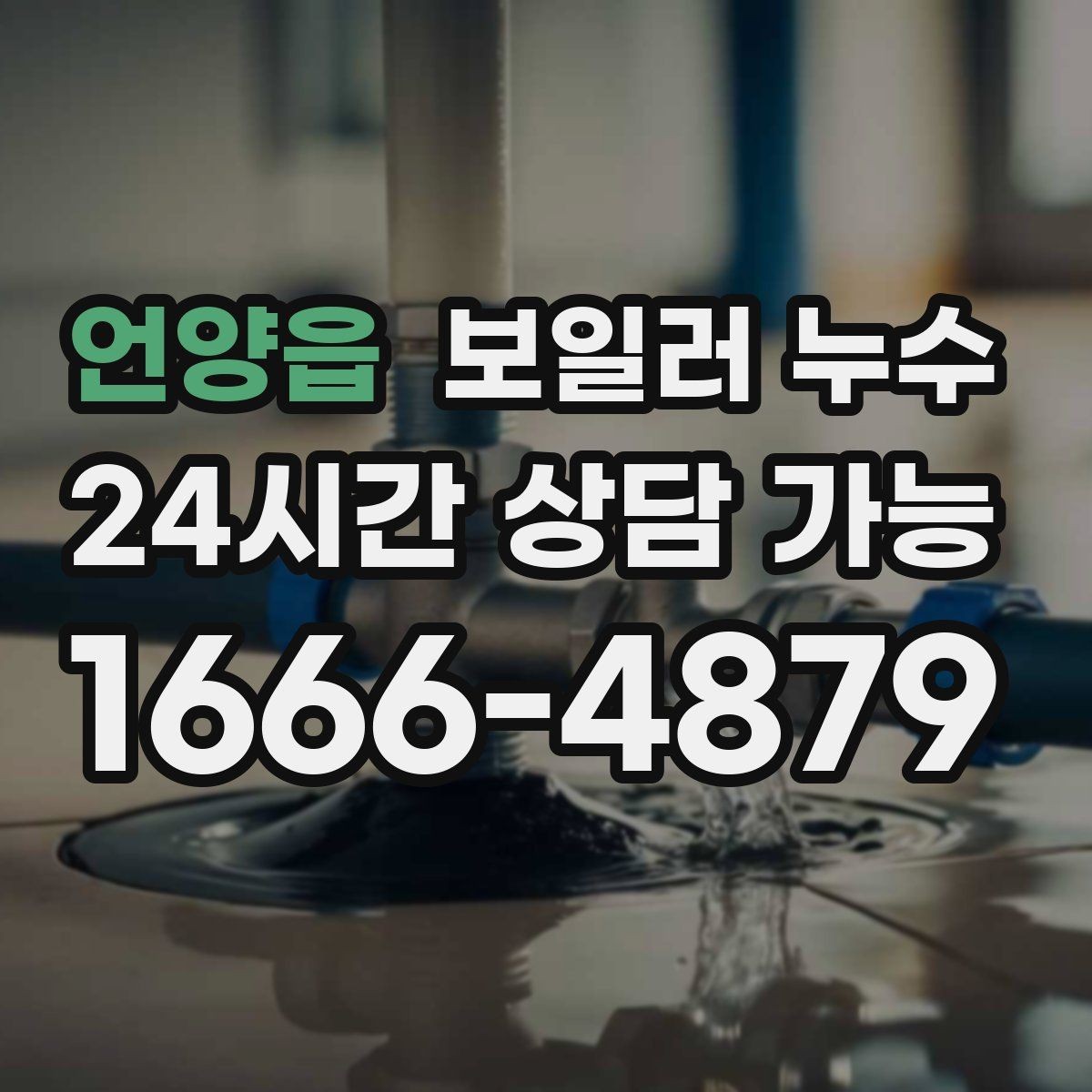 언양읍 보일러 누수 아래층 천장 얼룩 연락이 왔을 때