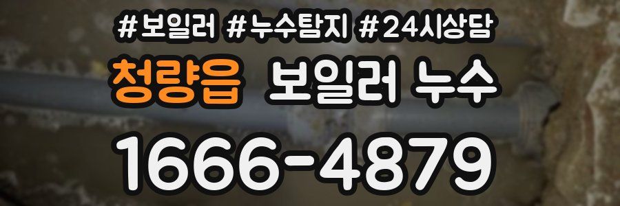 청량읍 누수탐지