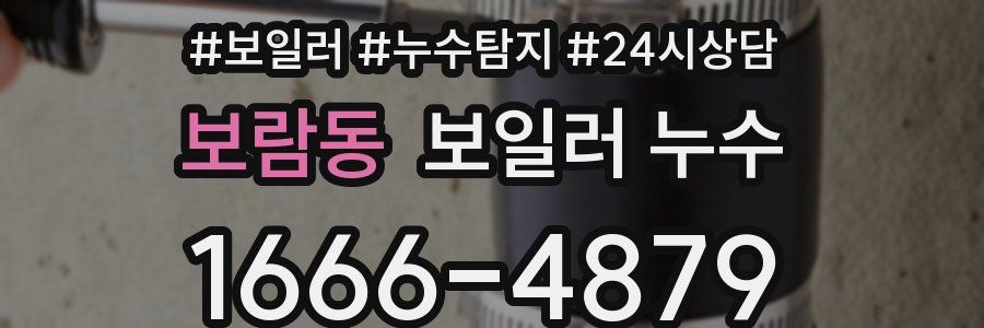 보람동 누수탐지