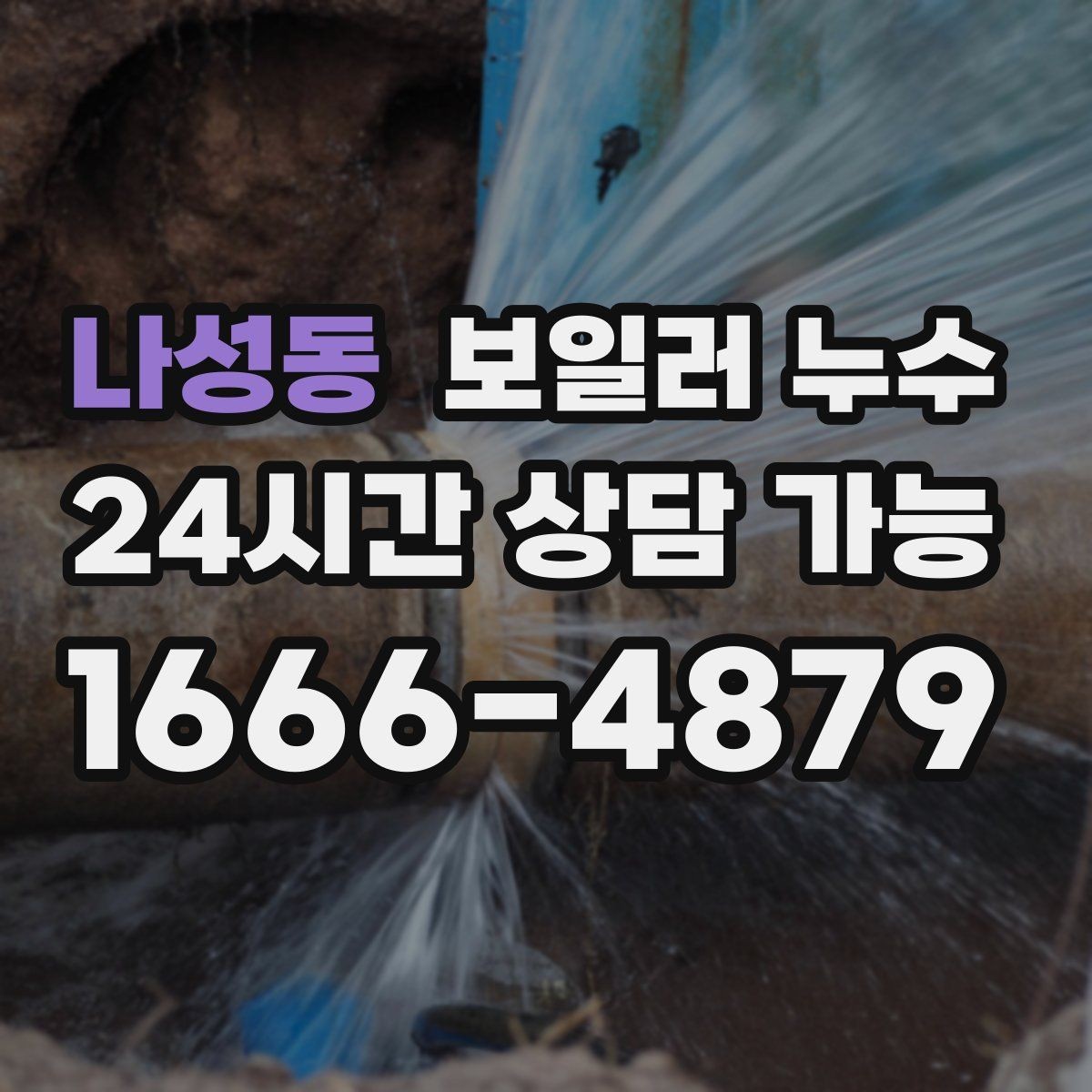 나성동 보일러 누수 난방 켤 때만 젖는다면 의심 포인트