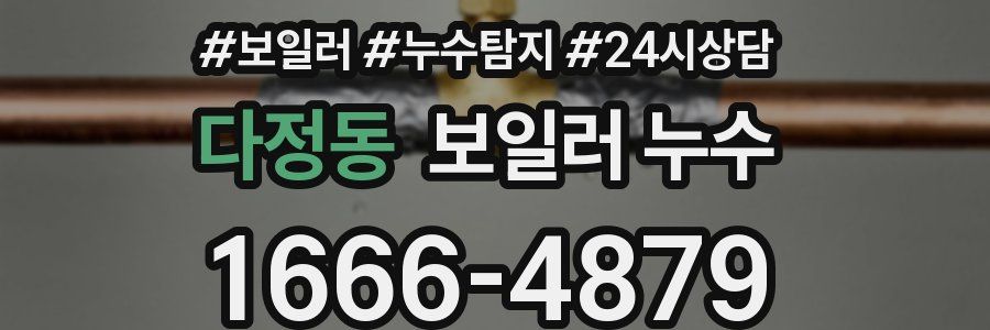 다정동 누수탐지