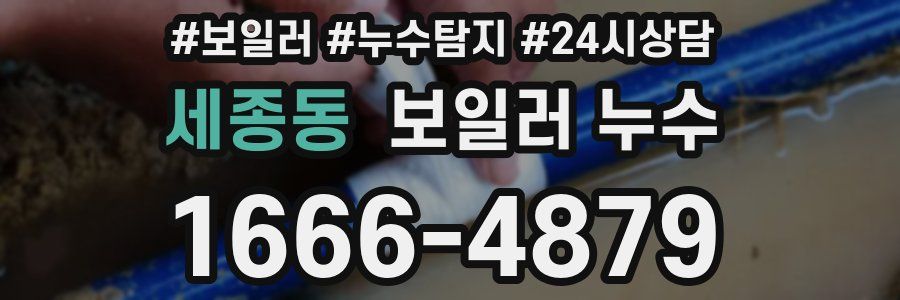 세종동 누수탐지