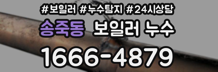 송죽동 누수탐지