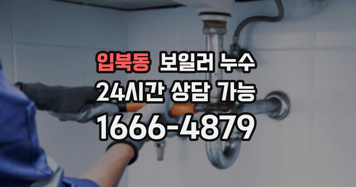 입북동 보일러 누수