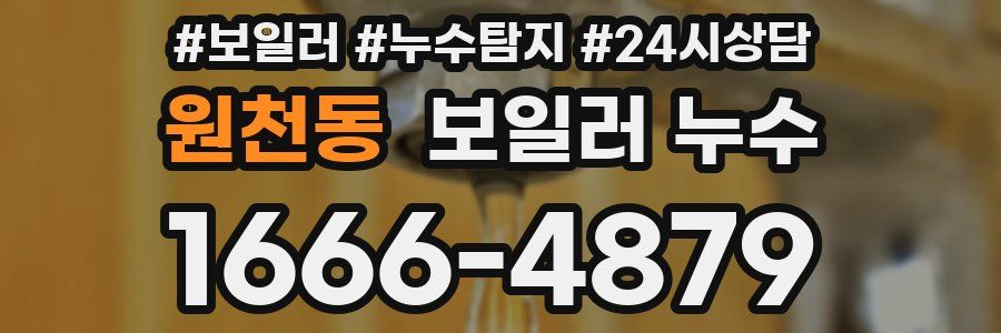 원천동 누수탐지