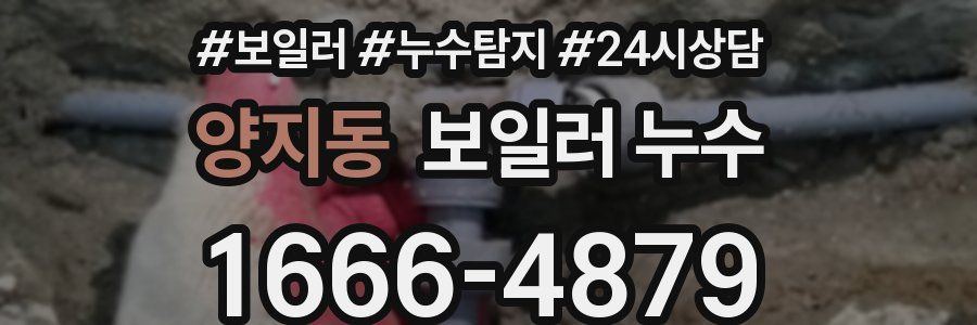 양지동 누수탐지