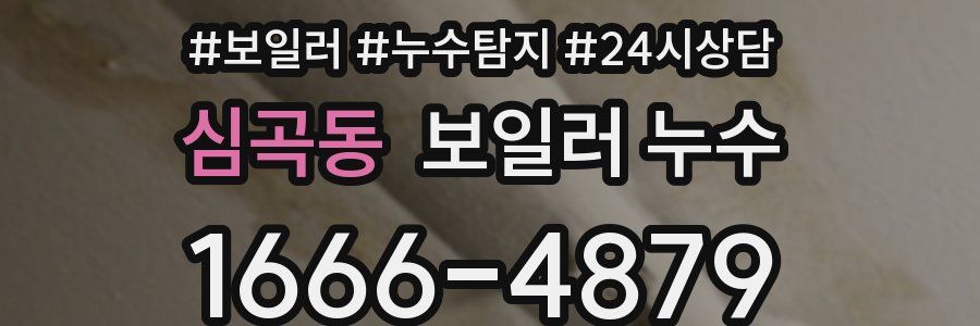 심곡동 누수탐지