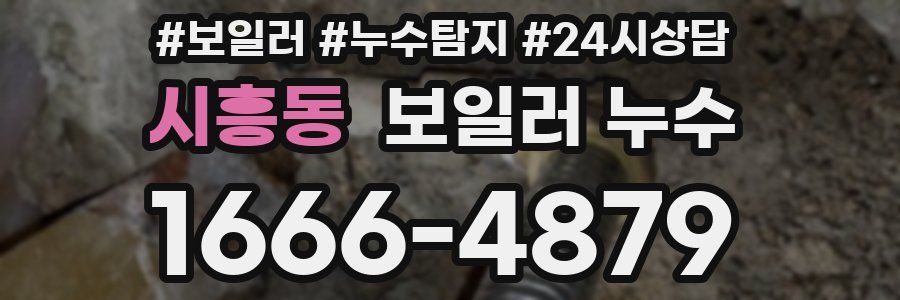 시흥동 누수탐지