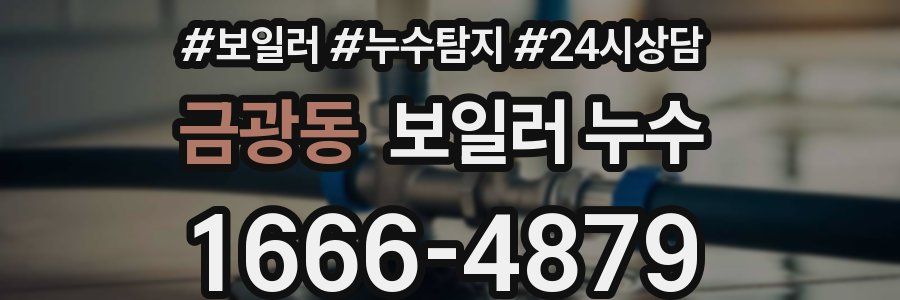 금광동 누수탐지