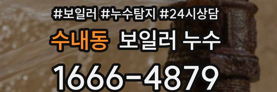 수내동 누수탐지