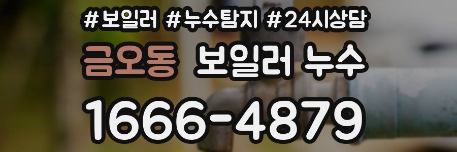 금오동 누수탐지