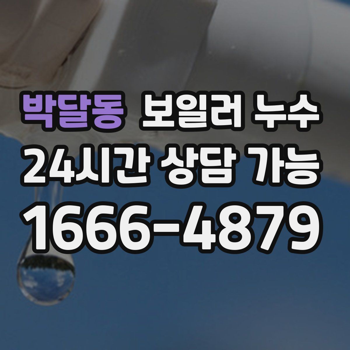 박달동 보일러 누수 보일러실에 물이 고였다가 사라질 때