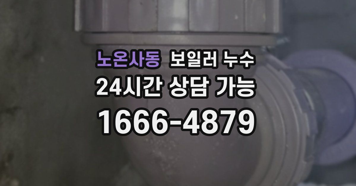 노온사동 보일러 누수