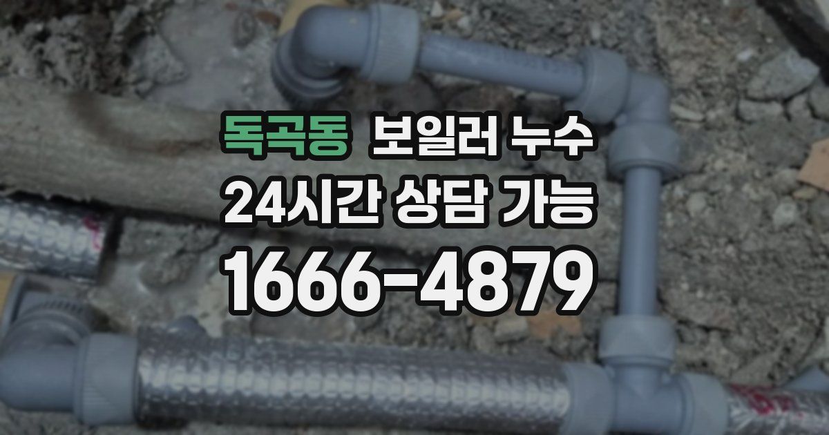 독곡동 보일러 누수