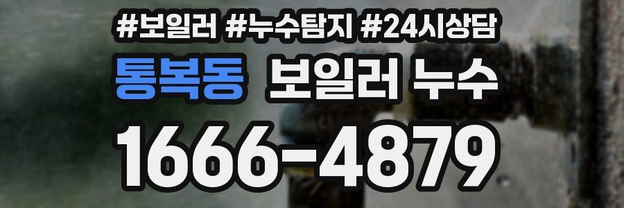 통복동 누수탐지