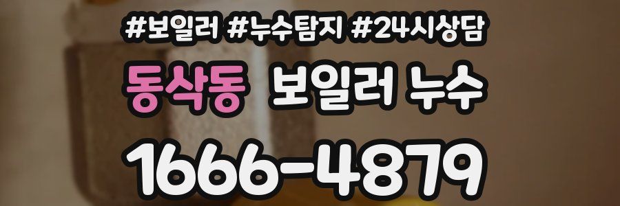 동삭동 누수탐지