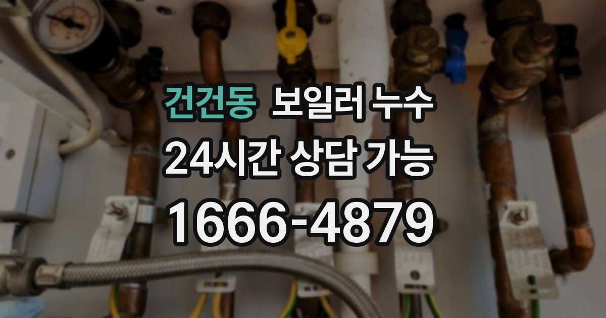건건동 보일러 누수