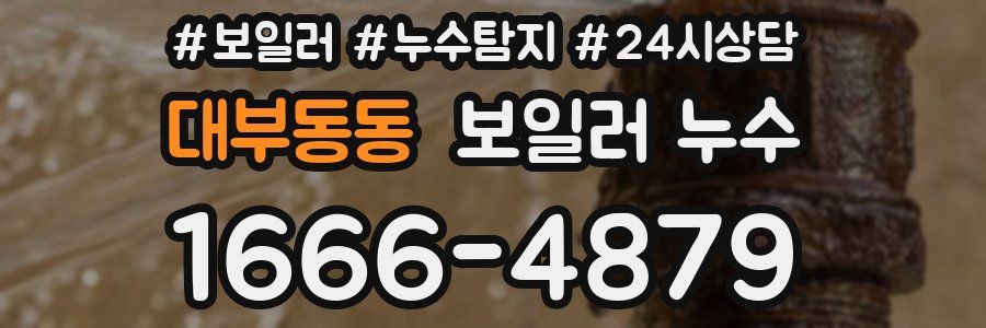 대부동동 누수탐지