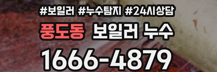 풍도동 누수탐지