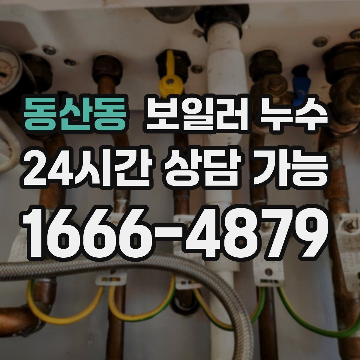 동산동 보일러 누수 냄새와 습기가 같이 날 때 대처법