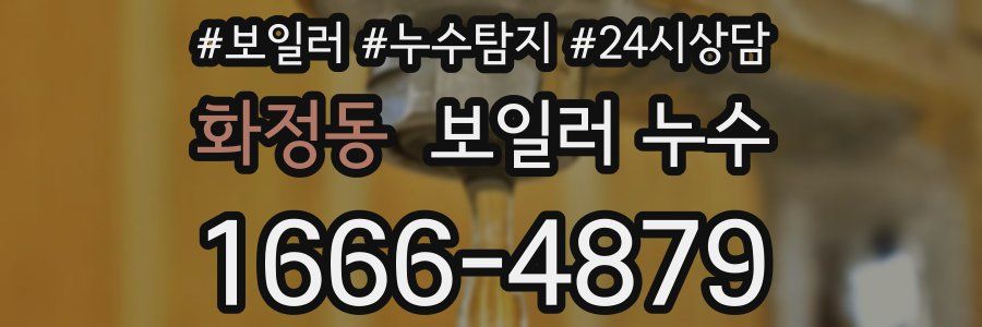 화정동 누수탐지