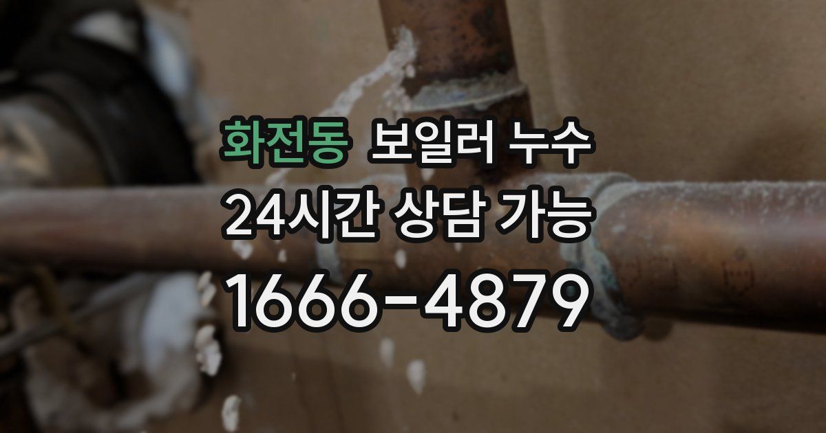 화전동 보일러 누수