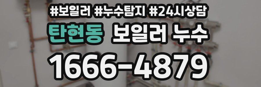 탄현동 누수탐지