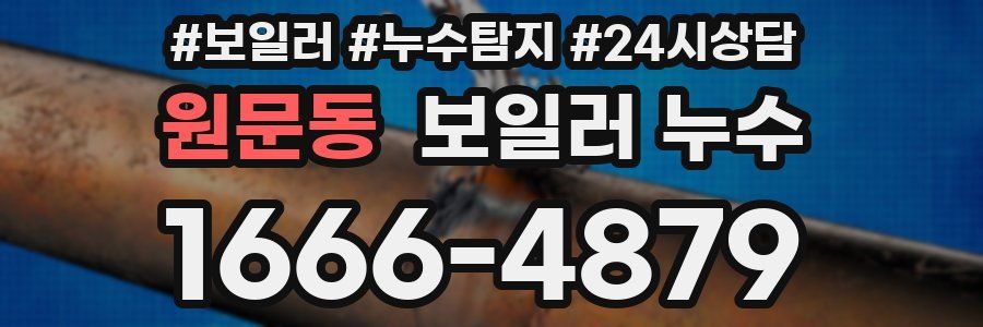 원문동 누수탐지