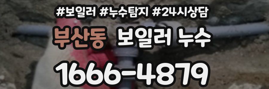 부산동 누수탐지